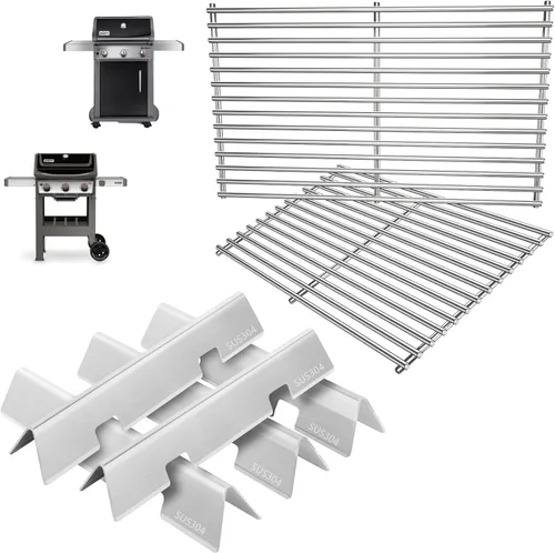 Miniatura 25 de Piezas de parrilla para Weber Spirit 2, piezas de parrilla GS4 Spirit II & I E310 E320 S310 S320, reemplazo para barras saborizantes Weber Spirit