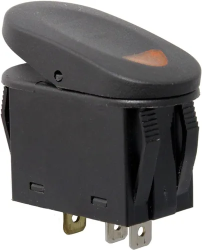 Rugged Ridge Interruptor basculante | Olefina termoplástica (TPO), negro y ámbar | 17235.01 | Compatible con zNONE