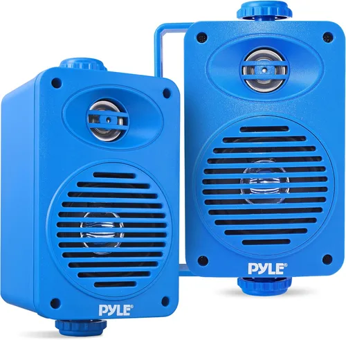 Miniatura 11 de Pyle Par de altavoces Bluetooth de 200 vatios para interiores y exteriores, sistema de altavoces de rango completo de 2 vías de 3.5 pulgadas