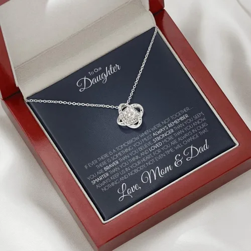 Miniatura 4 de Regalo para hija de mamá y papá, collar de madre hija, regalo de hija de papá, a nuestra hija, cumpleaños de hijas, hija adulta, collar de joyería