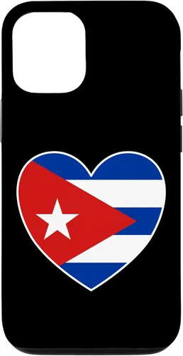 Miniatura 27 de iPhone 13 Pro Max I Heart Cuba - Divertida funda con bandera cubana