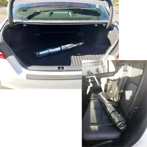 Miniatura 7 de HeatShield, The Original - Parasol para parabrisas, ajuste personalizado para Ford F-250 Super Duty Truck (cabina extendida) 1999-2007 Serie Gold