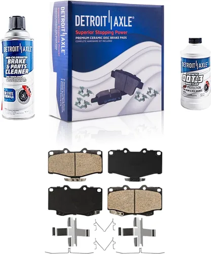 Miniatura 80 de Detroit Axle - Pastillas de Freno para Nissan Altima Sentra 350Z Juke INFINITI G35, Pastillas de Freno Cerámica Delanteras y Traseras Reemplazo
