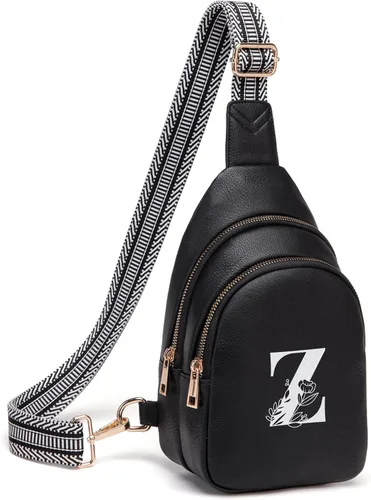Miniatura 97 de Viverte Bolsas Cruzadas para Mujeres Bolso de Hombro Inicial Riñoneras Personalizadas Regalos para Mamá Mujer Esposa