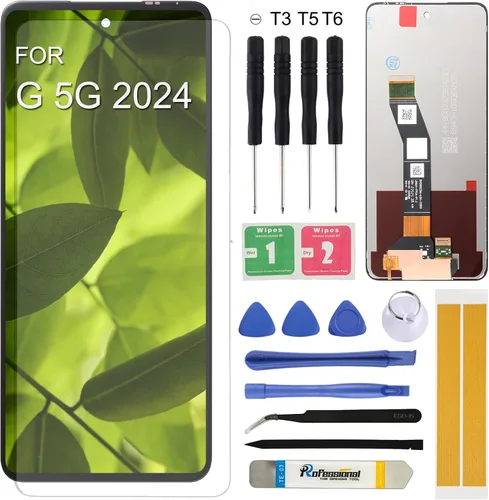 Miniatura 8 de Reemplazo de pantalla para Motorola G 5G 2022 XT2213-3 XT2213-2 XT2213 6.5 pulgadas Asamblea LCD pantalla táctil digitalizador con herramientas