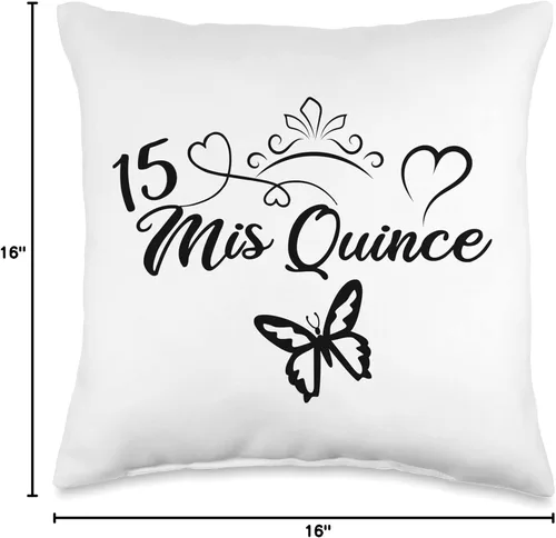 Miniatura 4 de Quinceanera Mis 15 Anos 15th Membrillo Almohada