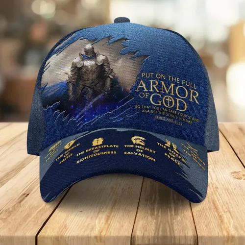 Miniatura 2 de Jesuspirit - Regalos cristianos para hombres - Gorra clásica de la Armadura de Dios - Regalo para papá en el Día del Padre, Gorra clásica del Hombre