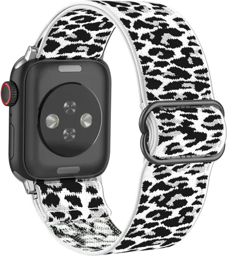 Miniatura 44 de Correas elásticas de nailon compatibles con Apple Watch de 1.496 pulgadas, 1.575 pulgadas, 1.614 pulgadas, 1.654 pulgadas, 1.732 pulgadas, 1.732