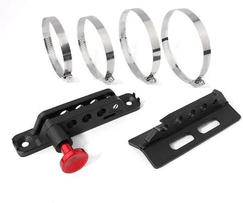 Miniatura 2 de BarBaren Soporte de montaje para extintor de incendios ajustable para Jeep Wrangler TJ JK JKU JL UTVs Polaris RZR Ranger, hogar, barco