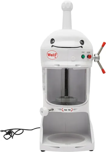 Miniatura 2 de Máquina comercial de cono de nieve de 350 W, máquina de hielo afeitada eléctrica Dolphin, máquina de afeitar trituradora de hielo trituradora