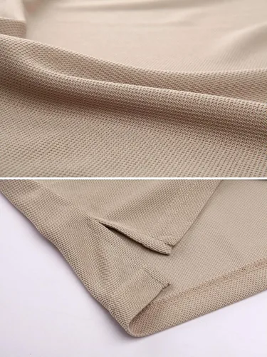 Miniatura 6 de MAGCOMSEN Camisas polo para hombre, 3 botones, secado rápido, manga larga, tácticas, camisa de golf