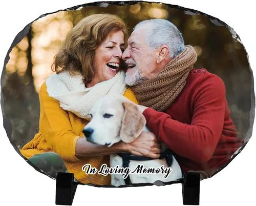 Miniatura 11 de Bemaystar Marco de fotos personalizado con foto y texto, regalo de fotos personalizado para mamá, papá y parejas, placa de pizarra fotográfica
