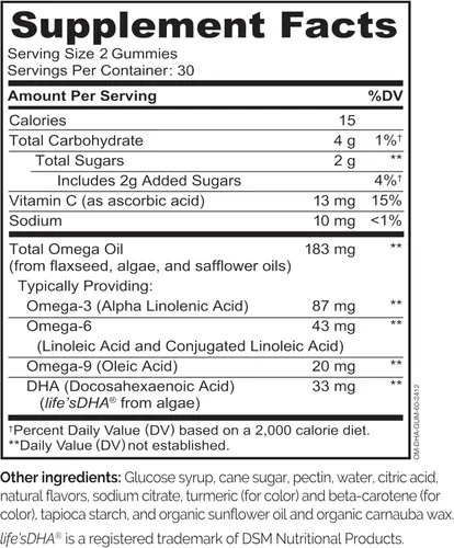 Miniatura 3 de NATURELO Suplemento vegetariano de DHA y Omega 3 de algas y aceite de semillas de chía para la salud del corazón, el cerebro y las articulaciones
