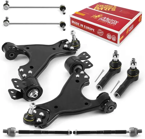 Miniatura 26 de Metrix Premium Chassis Parts - Kit de suspensión delantera de 10 piezas para BMW X5 2007-2013, BMW X6 2008-2014, reemplazo, fabricado en Europa