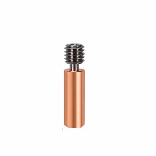 Miniatura 6 de Ender 3 - Boquilla bimetálica de titanio y cobre para garganta, corte de calor bimetálico, todo de metal suave de 0.069 pulgadas para impresora 3D