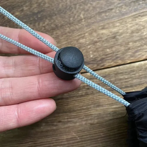 Miniatura 7 de Paquete de 5 bolsas de almacenamiento con cordón de nailon ultraligero, Negro -, Cordón