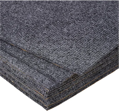 Miniatura 10 de Tapete autoadhesivo para enmoquetado Nexus de 12 x 12 pulgadas, color borgoña, de Achim Home Furnishings, NXCRPTSM12 Humo