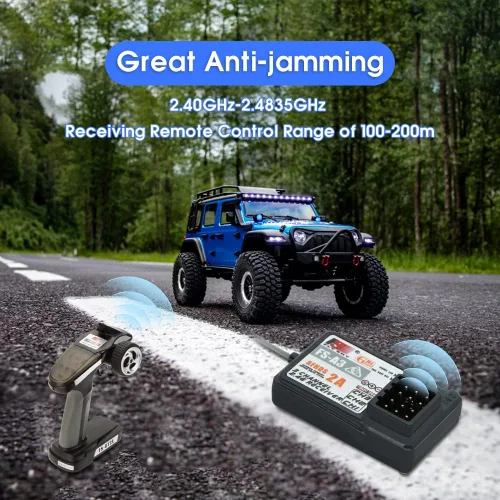 Miniatura 3 de Flysky FS-A3 3CH Receptor 2.4G AFHDS 2A para Flysky FS-GT5 FS-GT2E FS-GT2F FS-GT2G FS-iT3B FS-iT3C Transmisor (1 PC)