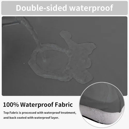 Miniatura 3 de Easy-Going Fundas elásticas para asiento de sofá biplaza 100% impermeables, funda protectora para cojín de sofá, funda elástica para muebles