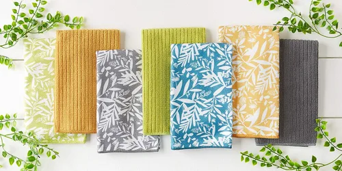 Miniatura 6 de DII - Juego de paños de cocina multiusos de microfibra, colección de limpieza, floral de aguacate