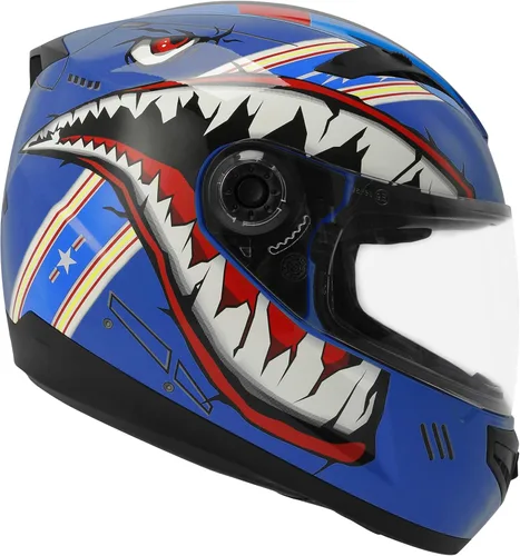 TCMT - Casco integral para jóvenes y niños, para motocross, bicicleta de montaña BMX, MX, ATV, bicicleta de tierra, calle, con visera solar, para