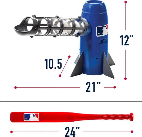 Miniatura 3 de Franklin Sports Pop Rocket Baseball Hitting Training Aid