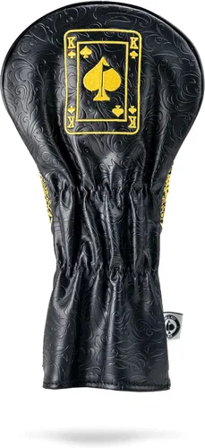 Miniatura 2 de Pins & Aces USA Head Cover - Premium, Hand-Made Leather, Hi Quality Headcover - American Pride Styled, Tour Quality Golf Club Cover - Style and