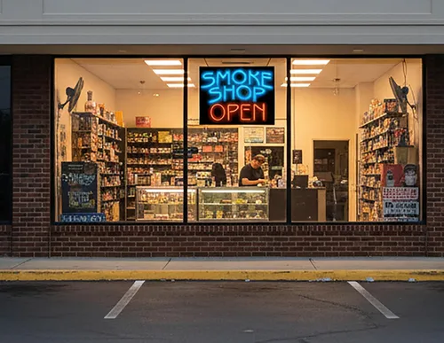 Miniatura 3 de Smoke Shop - Letrero de neón abierto, tamaño grande, 30 pulgadas de ancho x 24 pulgadas de alto, letrero de neón doblado a mano real, de calidad