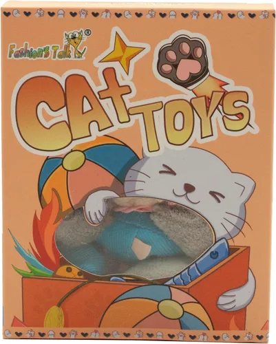 Miniatura 7 de Fashion's Talk Juguete de Ratones para Gatos Paquete de 18 Juguetes de Ratones de Felpa Rellenos de Hierba Gatera para Gatos de Interior - Diseño