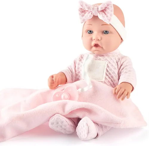Juego de muñecas realistas de 12 pulgadas en caja de regalo, incluye chupete, botella y manta suave, juguete de muñeca recién nacida para niñas