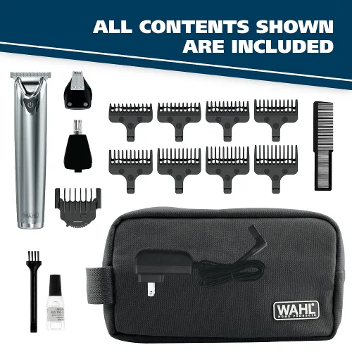 Miniatura 2 de Wahl, afeitadora de acero inoxidable, ión litio, #9818.