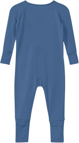 Miniatura 12 de Pijama de viscosa de bambú sin pies para niños y niñas, pijamas con cremallera para dormir y jugar, mameluco - 0-24 meses