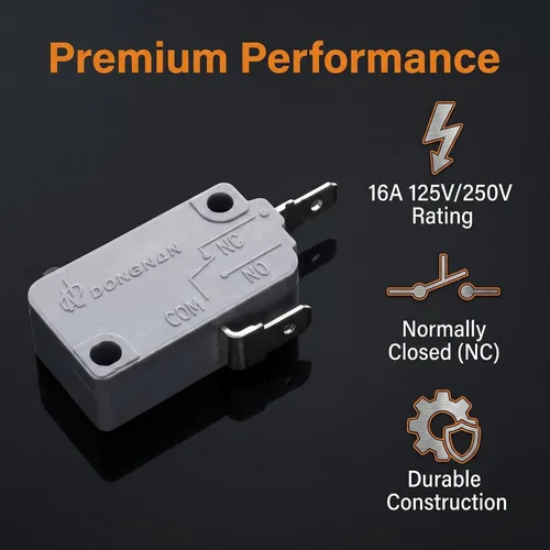 Miniatura 5 de KW3A 16A 125V/250V Horno Microondas Puerta Interlock Interruptor Normalmente Cerrado (1 Unids)