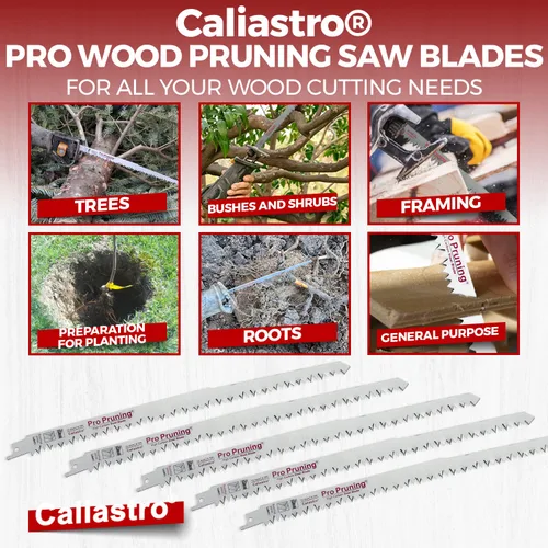 Miniatura 4 de Hojas de sierra de poda de madera de 12 pulgadas para sierras recíprocas/Sawzall - Paquete de 5