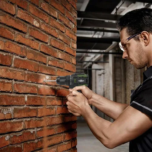 Miniatura 8 de Taladro Inalámbrico sin Escobillas de 17V, Juego de Taladro Eléctrico de 55Nm con 2 Baterías de 1500mAh, 2 Velocidades Variables, Ajuste de Par 20+1