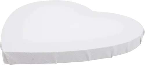 Miniatura 2 de Wakauto Pintura blanca Juego de pintura blanca Juego de pintura lienzo en forma de corazón Dibujo en blanco Tableros de lienzo estirado