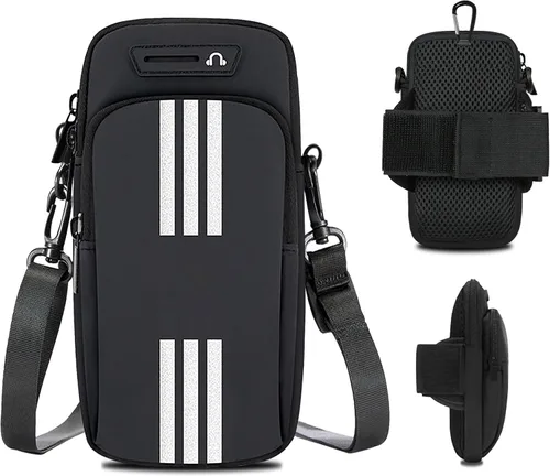 Miniatura 10 de Soporte para teléfono celular para correr, brazalete para iPhone 17, 16, 15, 14, 13, 12, 11 Pro Max Xs 16e Xr X Plus Galaxy Ultra Note, bolsa de 04