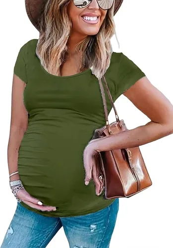Miniatura 9 de Peauty Women's Maternity Side Ruched Shirts