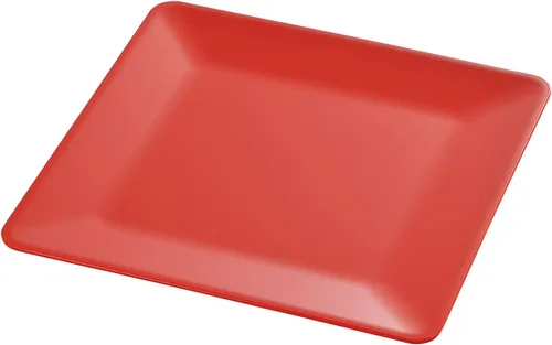Miniatura 37 de Nagao SP-115R Unbreakable Tableware, Round Plate, Red, Deep Plate, 7.9 inches (20 cm), Made in Japan 02: Rojo