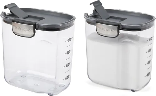 Miniatura 12 de Progressive International ProKeeper+ Juego de recipientes de almacenamiento de alimentos de plástico transparente herméticos para la cocina