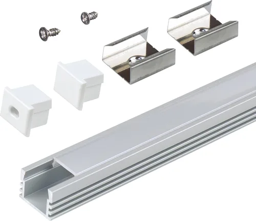 Miniatura 12 de Armacost Lighting Canal de montaje de luz de cinta LED para montaje en superficie, paquete de 5 unidades, color negro, 960056