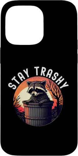 Miniatura 21 de iPhone 16 Stay Trashy Funny Raccoon Case