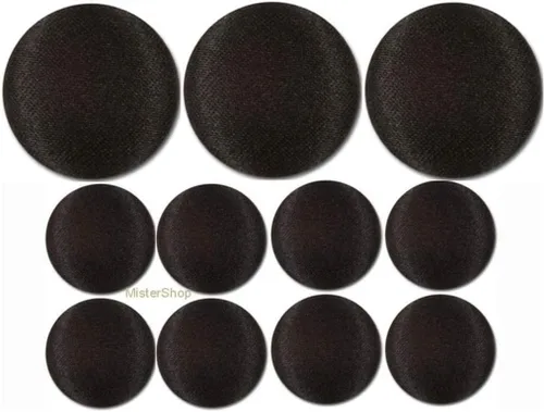 Miniatura 2 de MisterShop® Marca Deluxe Negro Traje Esmoquin Botones 11 Piezas Set - Hecho en Estados Unidos