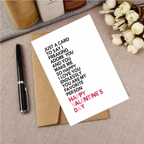 Miniatura 3 de CJ&M I Fucking Love You (Love Fucking You) - Tarjeta grosera del día de San Valentín, tarjeta divertida, gran regalo para pareja, tarjeta del día