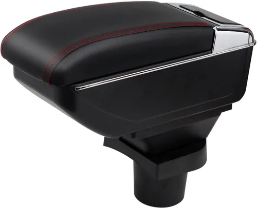 Miniatura 11 de Reposabrazos de Consola para Mini Cooper Coupe R50 R52 R53 R56 R57 R58 F55 F56 F57 Countryman (3 USB, Negro)