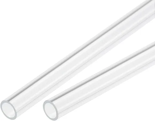 Miniatura 32 de MECCANIXITY Tubo acrílico transparente rígido redondo 18mm (0.7") ID 0.866 in (7/8") OD 14" para lámparas y linternas, sistema de refrigeración por