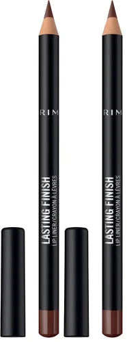 Rimmel Lasting Finish 8HR - Delineador de labios de acabado duradero hasta por 8 horas, color 790 Brownie Pie, paquete de 1 (paquete de 2)