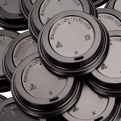 Miniatura 10 de Avant Grub Paquete de 100 tazas de café de papel de grado restaurante de 12 onzas con tapas de cúpula reciclables. Vasos desechables duraderos sin