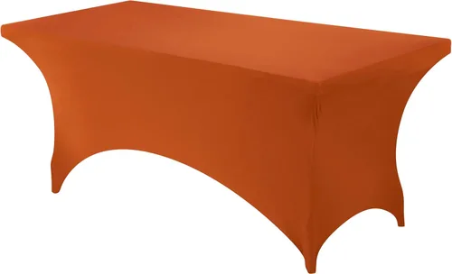 Miniatura 87 de Utopia Kitchen Mantel rectangular de spándex de 4 pies [1 unidad, negro] 200 GSM elástico, ajustado, lavable y resistente a las arrugas, cubierta