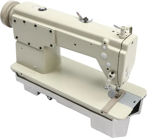 Miniatura 2 de Cabezal de máquina de coser industrial de punto recto 6150 con abrazadera de puntada de ajuste y puerto de monitoreo de cantidad de aceite